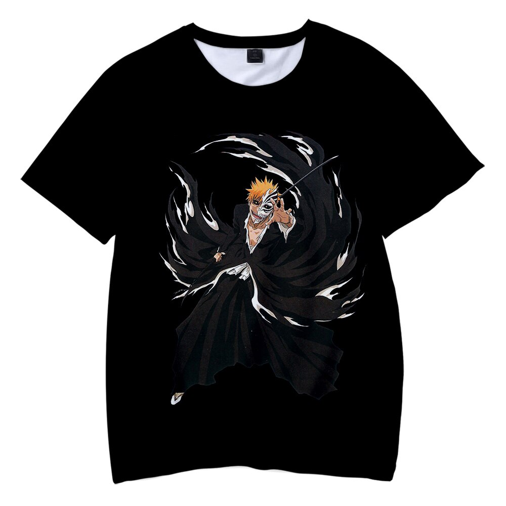T shirt Men BLEACH 3D Printed Children T shirts Y2k Anime Summer Short Sleeve High Quality 3 - Bleach Store